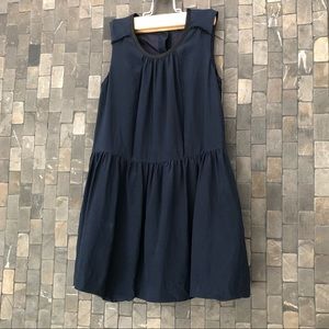 Crewcuts Dark Blue Silk Dress